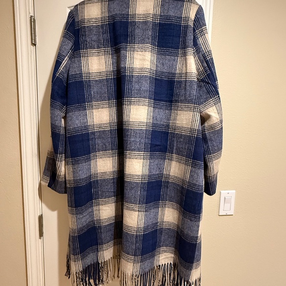 Z Supply Ynez Fringe Plaid Coat - Picture 4 of 5